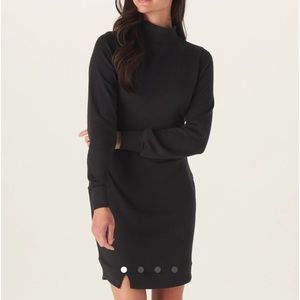 COPY - BNWT! Lrg Black Mock Neck Dress is a mini-dress with style and sophistic…